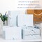 8 Pack Bridesmaid Proposal Gifts Boxes Set, Will You Be My Maid/Matron of Honor Box with Ribbon for Wedding Bridal Party Supplies(Blue Series Style)